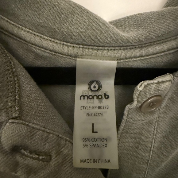 Mono B Effortless Button up Romper - Picture 3 of 4